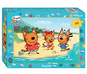 Пазл "Три кота и море приключений", 60 элементов
