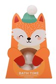 Новогодний набор бомбочек для ванны Лиса в шапочке (6х10г) - 0