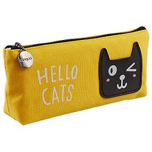 Пенал на молнии «Кошки. Hello cat's», 20 х 8 см