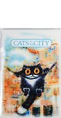 Магнит Cats in the City (Качели) - 0