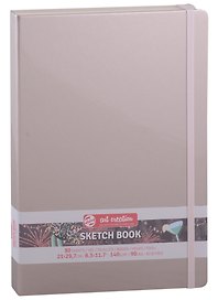 Блокнот для зарисовок 21*30см 80л "Art Creation" 140г/м2, 7БЦ, Розовое шампанское (цвет металлик), Fabriano 