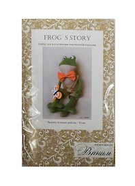 Набор для изгот. текстильной игрушки Frog`s Story Ваниль Лягушка (FR001) (41см) (упаковка)