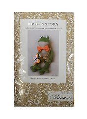 Набор для изгот. текстильной игрушки Frog`s Story Ваниль Лягушка (FR001) (41см) (упаковка)