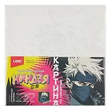 Картина по номерам детская LORI "Отважный шиноби", холст на подрамнике 20х20 см