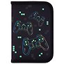 Пенал 1отд. "Pixel gamepad" с наполнением, 21*14см, 1 отк. планка, 24 предмета