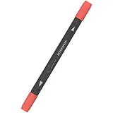 Маркер акварельный "Сонет", двухсторон., кисть и тонкий наконечник, карминовый, сонет