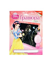 LORI Грд-007 Гравюра Принцессы Disney Белоснежка голография (6+) (без рамки) (упаковка)
