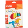 Карандаши цветные Deli, Color Run, пластиковые 18 цветов