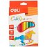 Карандаши цветные «Color Run», Deli, 18 цветов - 0