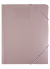Папка на резинке A4 "Gems" кремовый, пластик 0,5мм