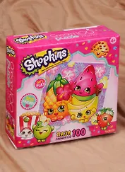 Пазл, Оригами, 100эл 220*220мм Shopkins Вечеринка на острове 02971