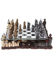 Набор для игры в шахматы (42х42х12) (полистоун, стекло) (765-006)