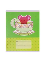 Тетрадь в линейку Unnika, "Волшебное чаепитие", 12 листов, в ассортименте