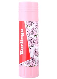 Клей-карандаш «Aroma», Berlingo, 21 г, ароматизированный (мята, лимон, клубника, роза), основа ПВА