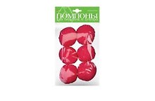 Набор для творчества HOBBY TIME, Помпоны пушистые Розовые, 50мм, 6шт