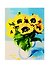 Палитра Холст по номерам с красками Подсолнухи в белой вазе (Х-1780) (30х40см) (18цв) (коробка) (3+) (Рыжий Кот) - 0