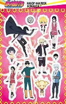 Боруто. Набор наклеек (Команда 7)