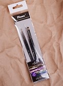Кисти «Artists Hi-Tech», 4 штуки, синтетика под колонок круглая №00, №1, №3 плоская №4, Pinax - 2