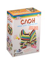 Набор для творчества Слон (00780) (6+) (Чудо-творчество) (Fabric Animals) (Origami) (коробка)