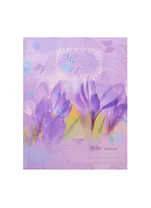 Дневник для ср. и ст.кл. "Летние цветы" 7БЦ, мат.ламин., выб.лак, блестки, понтон.печ., Unnika