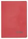 Еженедельник дат. 2026г. А5+ 80л "Нубук" коралловый, кожзам, мягк. переплет, тисн. фольгой, офсет, справ.мат-лы, закругл.углы, 2 ляссе, инд.уп
