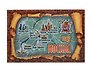 Магнит свиток Коллаж (металл) (Москва) (02-19K40)