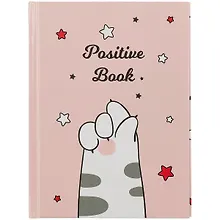 Записная книжка «Positive Book 4» А6, 64 листа в клетку, Listoff
