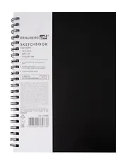 Скетчбук 210*297 30л "ART CLASSIC" черный, 200г/м2, белая бумага, гребень, тв. обложка