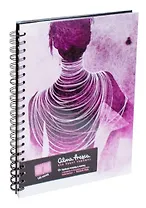 Тетрадь А4 120л кл. "Podium" тв.пер., спираль, тисн.фольгой, глянц.лам., Alma Fresca