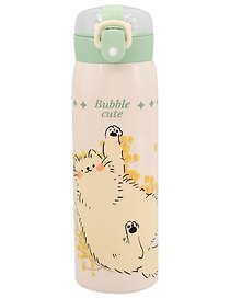 Термос Bubble cute Котик (бежевый) (металл) (500мл) (12-16466-202604-04)