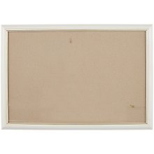 Рама со стеклом, белая с золотом, 30 х 45 см