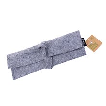 Пенал 1отд. "Felt" 22*7см, на завязке, искусств.войлок, серый, инд.уп., LEJOYS