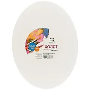 Холст овальный грунтованный на подрамнике, 30 х 40 см