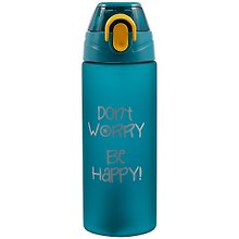 Бутылка Dont worry be happy (пластик) (600мл) (12-16484-YY-450)