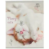 Тетрадь в клетку Unnika, "Пушистый хулиган", 48 листов, в ассортименте