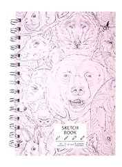 Скетчбук А5 60л "SKETCHBOOK. В лесу", 120г/м2, софт. тач, евроспираль