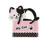 Ластик "Котик в пакете", инд. уп., ассорти