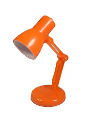 Фонарь портативный Минилампа оранжевая электрический со светодиодной лампой