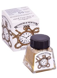 Тушь художественная Winsor&Newton, 14 мл, золотая