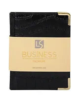 Ежедневник дат. 2026г. А6 176л "Business Premium. Impact" черный, 7Б, иск.кожа, обл.поролон, тв.переплет, мет.уголки, тонир.блок, зол.торец, справ.мат-лы, 2 ляссе, инд.уп