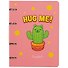 Тетрадь на кольцах «Cute & Funny. Hug me» 100 листов в клетку, А5, сменный блок - Unnika - 0