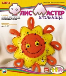 LORI Рк-077 ФлисМастер Игольница Игривое солнышко (7+) (Art Флис) (коробка)