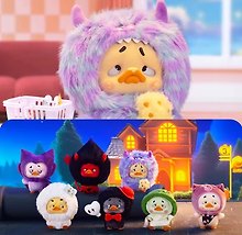 Коллекционный брелок с подвесом "Расстроенная утка" серии Утка игрок, 13см, Blind Box, 1983 Toys, 15+