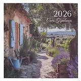 Календарь 2026г 290*290 "Сады прованса" настенный, на скрепке