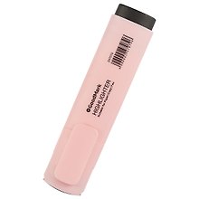 Текстовыделитель пастельный розовый, GoodMark