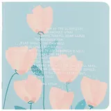 Записная книжка 17*17 40л нелин. "Pastel", розовые цветы, мягк.переплет, микротекстурирование, скрепка