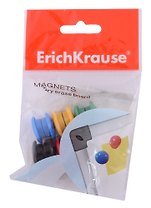 Магнит для доски Erich Krause, 12штук, 2см. блистер