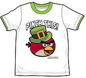 Angry Birds Футболка для мальчиков PINCH (5-6 лет, Белый) (TSB78-WHT-AB)