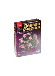 Набор для творчества LORI Дерево счастья "Цветущий каштан" плетение из бисера и пайеток Дер-008