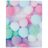 Книга для записей А5 96л кл. "Pom poms" интегр.перепл., глянцевая ламинация
